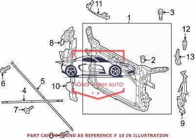 XƯƠNG BẮT KÉT NƯỚC HONDA CITY 2021 | 04611T9AT00ZZ - Ảnh 4