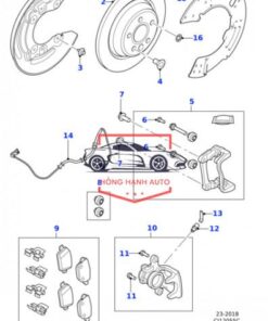 MÁ PHANH TRƯỚC SSANGYONG ACTYON | 48130090A2 - Ảnh 3