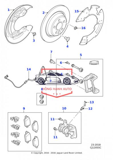 MÁ PHANH TRƯỚC SSANGYONG ACTYON | 48130090A2 - Ảnh 3