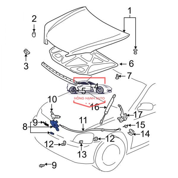 NẮP CAPO CHEVROLET AVEO 2011 | 96888444 - Ảnh 4