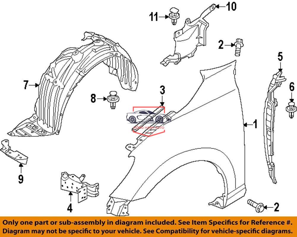 Lòng dè chắn bùn NISSAN LIVINA 2008-2011 | 63843CJ000 - Ảnh 5