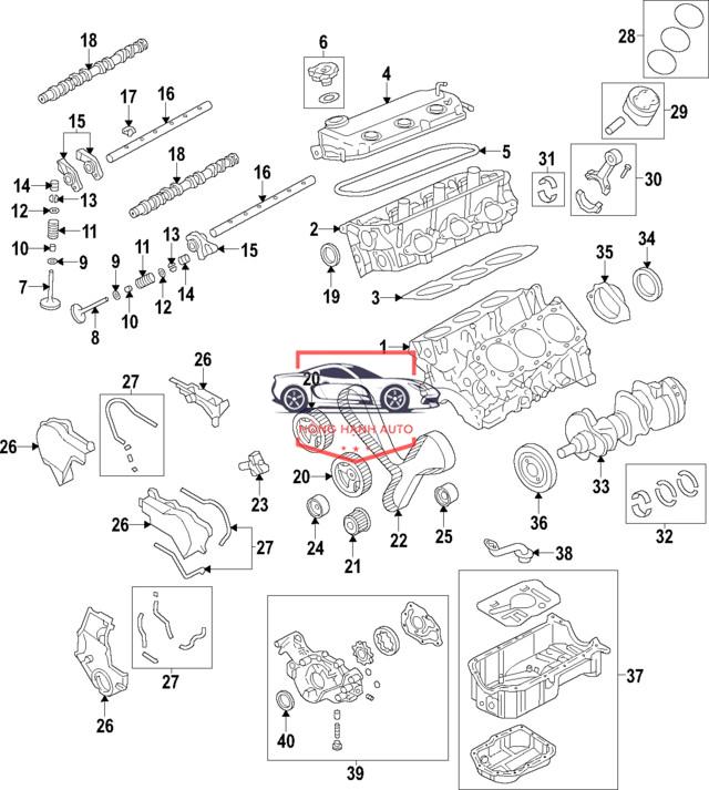 PHỚT ĐẦU TRỤC CƠ NISSAN PULSAR | 1351050B10 - Ảnh 4