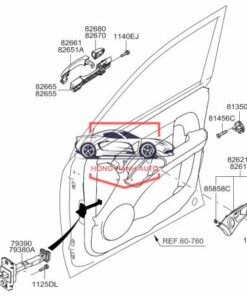 HẠN CHẾ CÁNH CỬA NISSAN NAVARA 2020 | 82430-3JA0A - Ảnh 4
