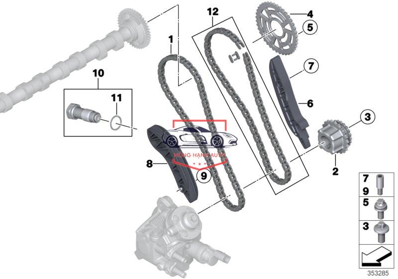 TĂNG CAM TOYOTA ZACE 7K 2004 | 1354013010 - Ảnh 4