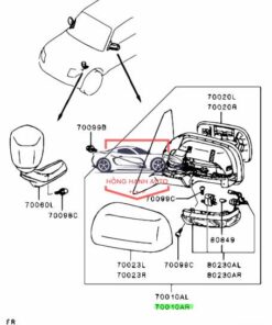 GƯƠNG CHIẾU HẬU FORD ECOSPORT 2017 | CN1517683BE - Ảnh 3