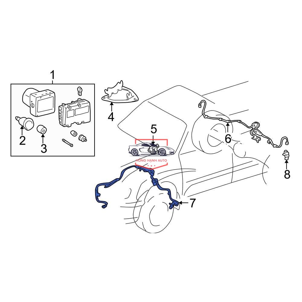 Cảm biến abs sau xe FORD RANGER 2019 | AB312C216AD - Ảnh 4