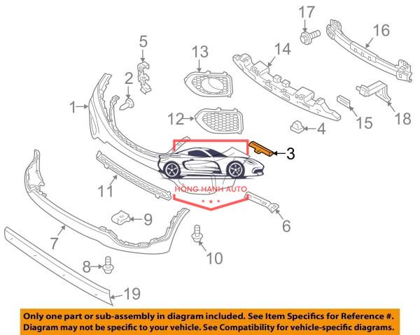 nẹp mạ cản trước, nẹp mạ ba đờ sốc trước, ốp mạ cản trước