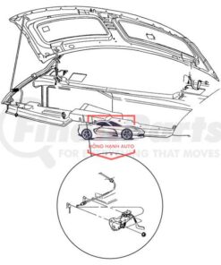 KHÓA NẮP CAPO HYUNDAI I10 2020 l 81130B4000 - Ảnh 3