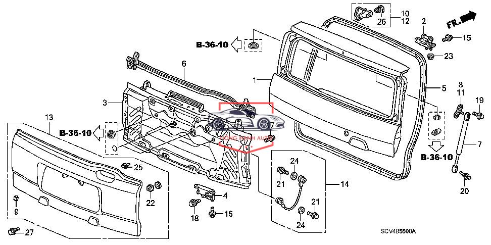 CÁP CỬA THÙNG TOYOTA HILUX 2006 | 657700K010 - Ảnh 3