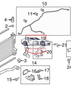 ỐNG HỒI VỀ BÌNH NƯỚC PHỤ CHEVROLET CAPTIVA 2006 | 96828637 - Ảnh 5