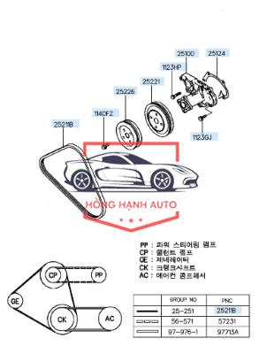 PULY BƠM NƯỚC KIA RIO 2016 | 252210300 - Ảnh 2