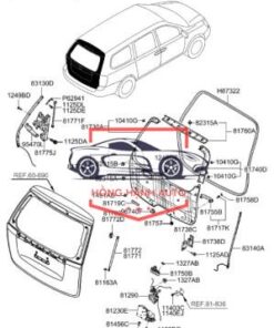 GIÁ ĐỂ ĐỒ CỐP SAU HYUNDAI I10 GRAND | 85930B4000PYN - Ảnh 4