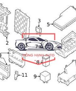 HỘP CẦU CHÌ THÂN XE HYUNDAI ELANTRA | 919502H510 - Ảnh 4