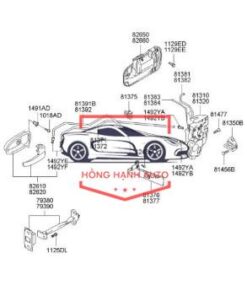 Ổ NGẬM KHÓA CỬA KIA MORNING 2017 | 813101Y030 - Ảnh 3