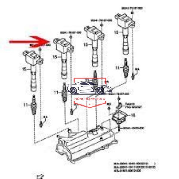 MÔ BIN ĐÁNH LỬA XE HYUNDAI SANTAFE 2024 | 273012M417 - Ảnh 5