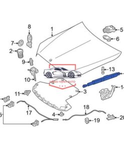 TY CHỐNG CAPO LEXUS RX450H 2021 | 534400E070 - Ảnh 3