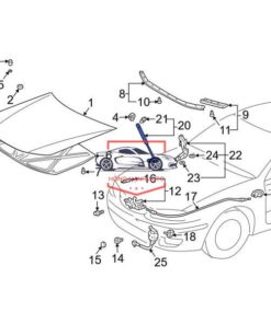 TY CHỐNG CAPO LEXUS LS430 2002 | 6453050030 - Ảnh 5