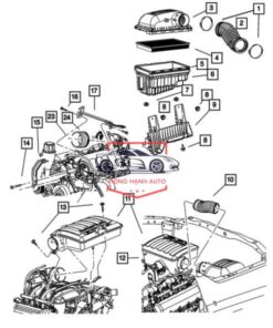 LỌC GIÓ ĐỘNG CƠ TOYOTA ALTIS | 1780121030 - Ảnh 4