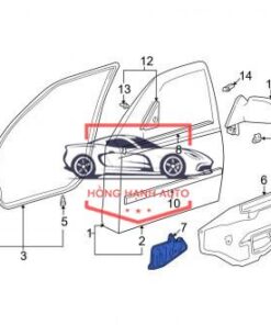 CÁNH CỬA TRƯỚC TRÁI FORD ECOSPORT 2014 | GN1Z7420125H - Ảnh 4