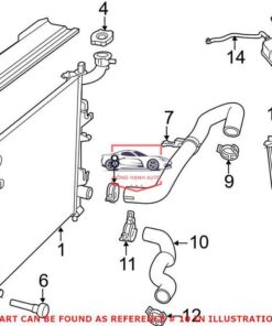 ỐNG KÉT NƯỚC TRÊN KIA CEED 2012 | 254113X150 - Ảnh 5