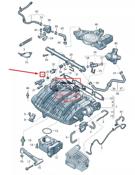 CẢM BIẾN ĐO GIÓ XE TOYOTA CAMRY 2020 | 222040V020 - Ảnh 3