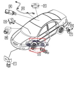 CẢM BIẾN NHIỆT ĐỘ NGOÀI TRỜI TOYOTA VIOS 2006 | 8879022131 - Ảnh 4