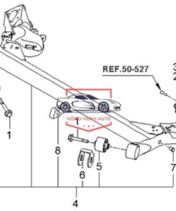 CAO SU CẦU SAU HYUNDAI I10 GRAND 2010 | 551601J200 - Ảnh 4