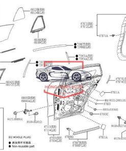 KÍNH HÔNG SAU XE SUZUKI XL7 2022 | 8458073R00000 - Ảnh 3