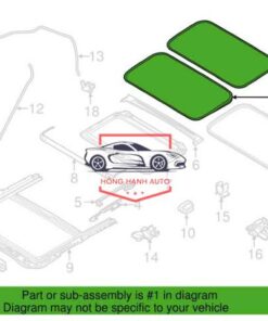 KÍNH NÓC CỬA SỔ TRỜI MAZDA CX5 2015 | BBM669810C - Ảnh 3