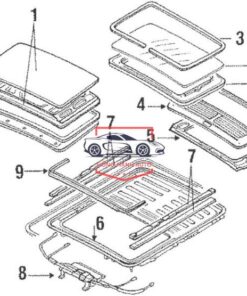 KÍNH NÓC CỬA SỔ TRỜI MAZDA CX5 2015 | BBM669810C - Ảnh 4