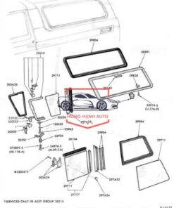 KÍNH HÔNG SAU XE SUZUKI XL7 2022 | 8458073R00000 - Ảnh 4