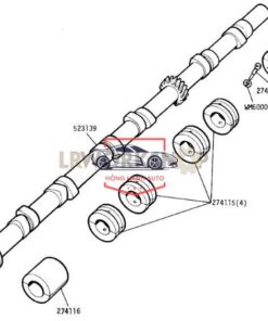 TRỤC CAM HÚT KIA RONDO 2012 - 2410025000 - Ảnh 5
