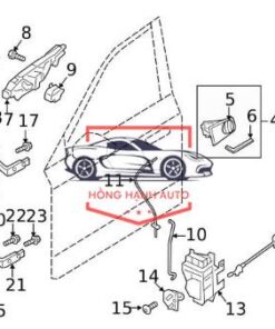 ĐUÔI TAY MỞ CỬA NGOÀI TOYOTA INNOVA 2012 l 6921702060 - Ảnh 3