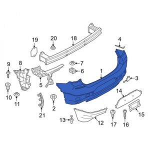 cản sau, ba đờ sốc sau