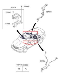 CÔNG TẮC PHANH TAY XE HYUNDAI SANTAFE 2023 | 93310S1180VCS - Ảnh 4
