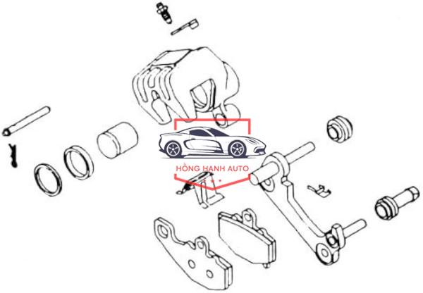 PHỚT CUPPEN PHANH SAU XE KIA RIO 2015 | 58232-1H300 - Ảnh 3