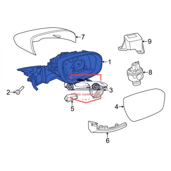 MÔ TƠ CHỈNH GƯƠNG MAZDA 3 2015 | GHY06915Z - Ảnh 4