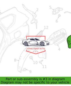 NẮP BÌNH XĂNG HYUNDAI TUCSON 2015-2024 | 31010J9000 - Ảnh 5