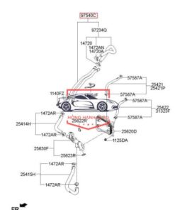 Ống nước nóng xe Honda CRV 2012 | 19510RTB000 - Ảnh 5