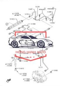 ỐNG DẦU HỒI KIM PHUN XE KIA SEDONA - 314712F001 - Ảnh 4