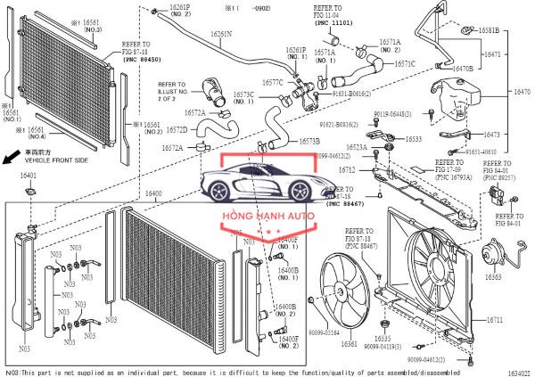 két nước, ống hồi két nước