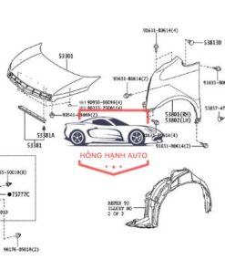 Nẹp nóc capo FORD ESCAPE 2008-2012 - Ảnh 6