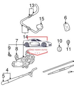 Nắp chụp cần gạt mưa xe HYUNDAI STARGAZER | 983903F000 - Ảnh 4