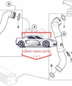 Ống gió két turbo xe ISUZU DMAX | 8982455890 - Ảnh 6