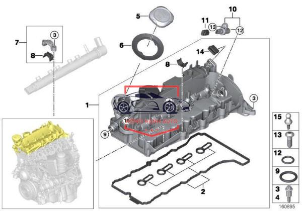 nắp đổ dầu mặt máy, nắp châm nhớt