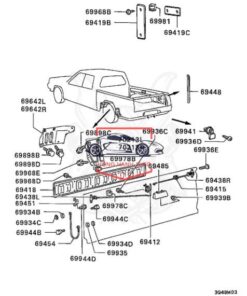 TAY MỞ THÙNG SAU MITSUBISHI TRITON 2016 | 5746A153 - Ảnh 5