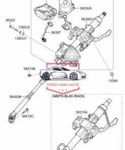 CỘT LÁI ĐIỆN KIA SOLUTO 2022 | 56300H7100 - Ảnh 6