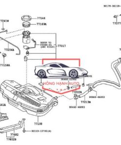 Dây giật nắp bình xăng xe TOYOTA FORTUNER 2010 | 770350K080 - Ảnh 5