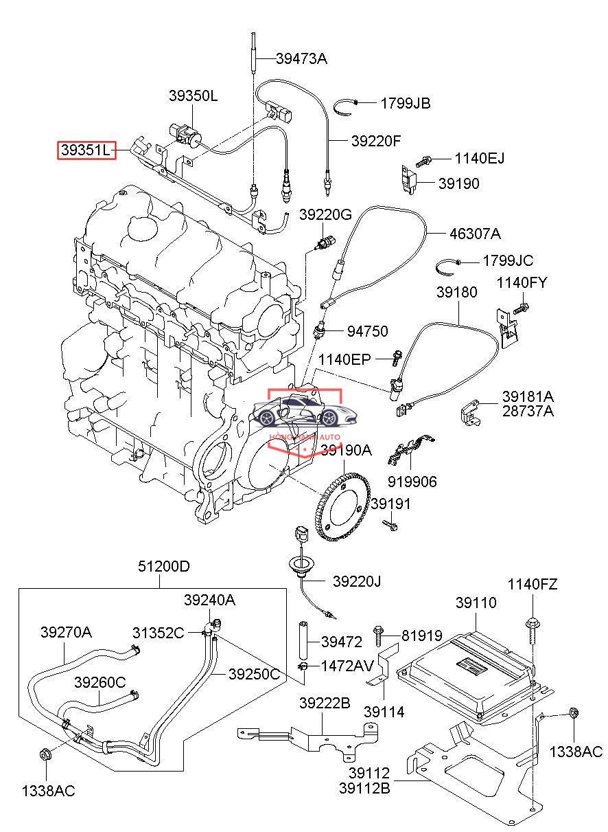 BƠM ĐUÔI CAO ÁP HYUNDAI LIBERO - 331004A700 GIÁ TỐT - Ảnh 6
