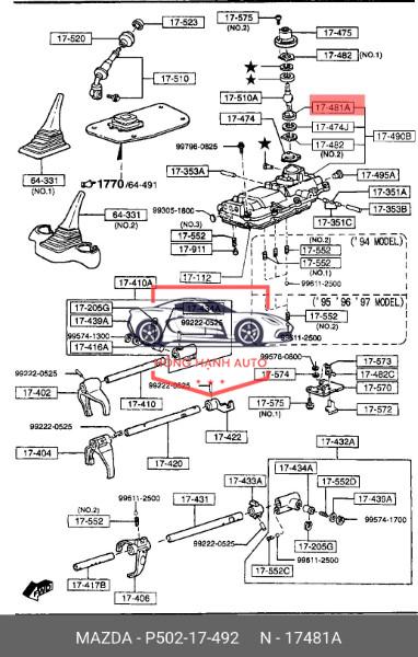 PHỚT CẦN ĐI SỐ XE FORD EVEREST 2010 - P50217492 - Ảnh 3